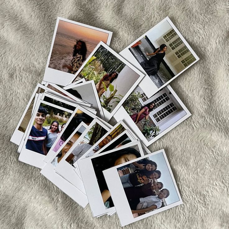 Personalized 9 Polaroid-Style Photo Prints