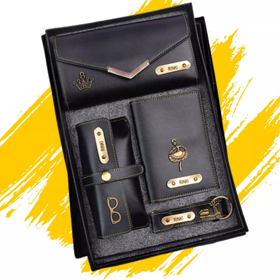 Premium Personalized Gift Set for Women – 5-in-1 Customized Combo