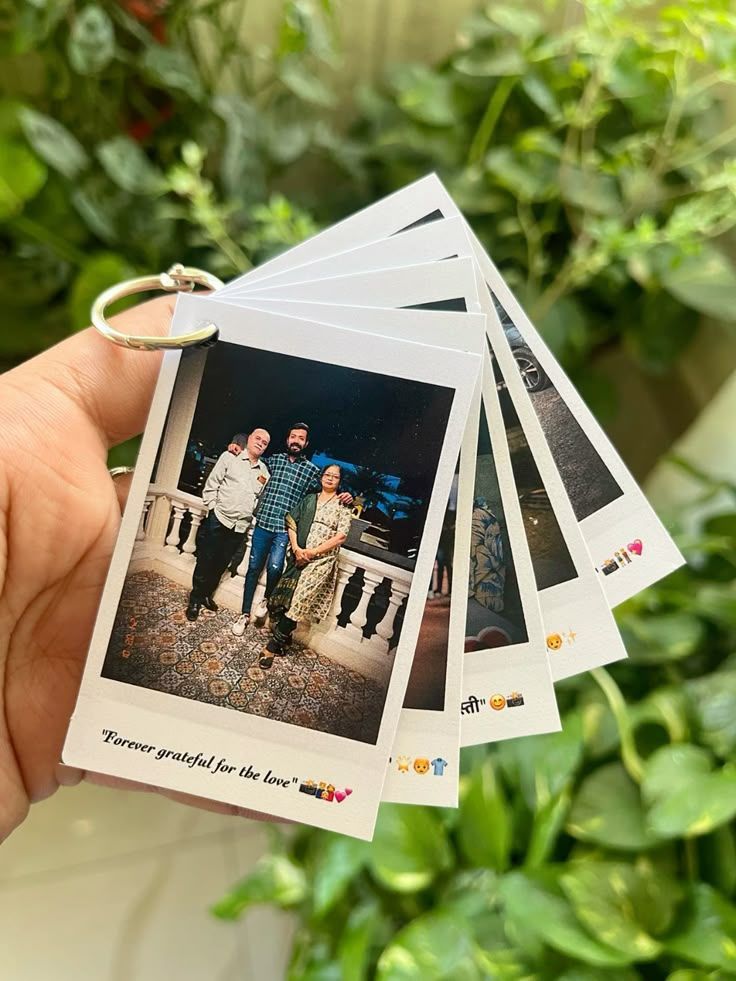 Custom Mini Photo Album Keychain