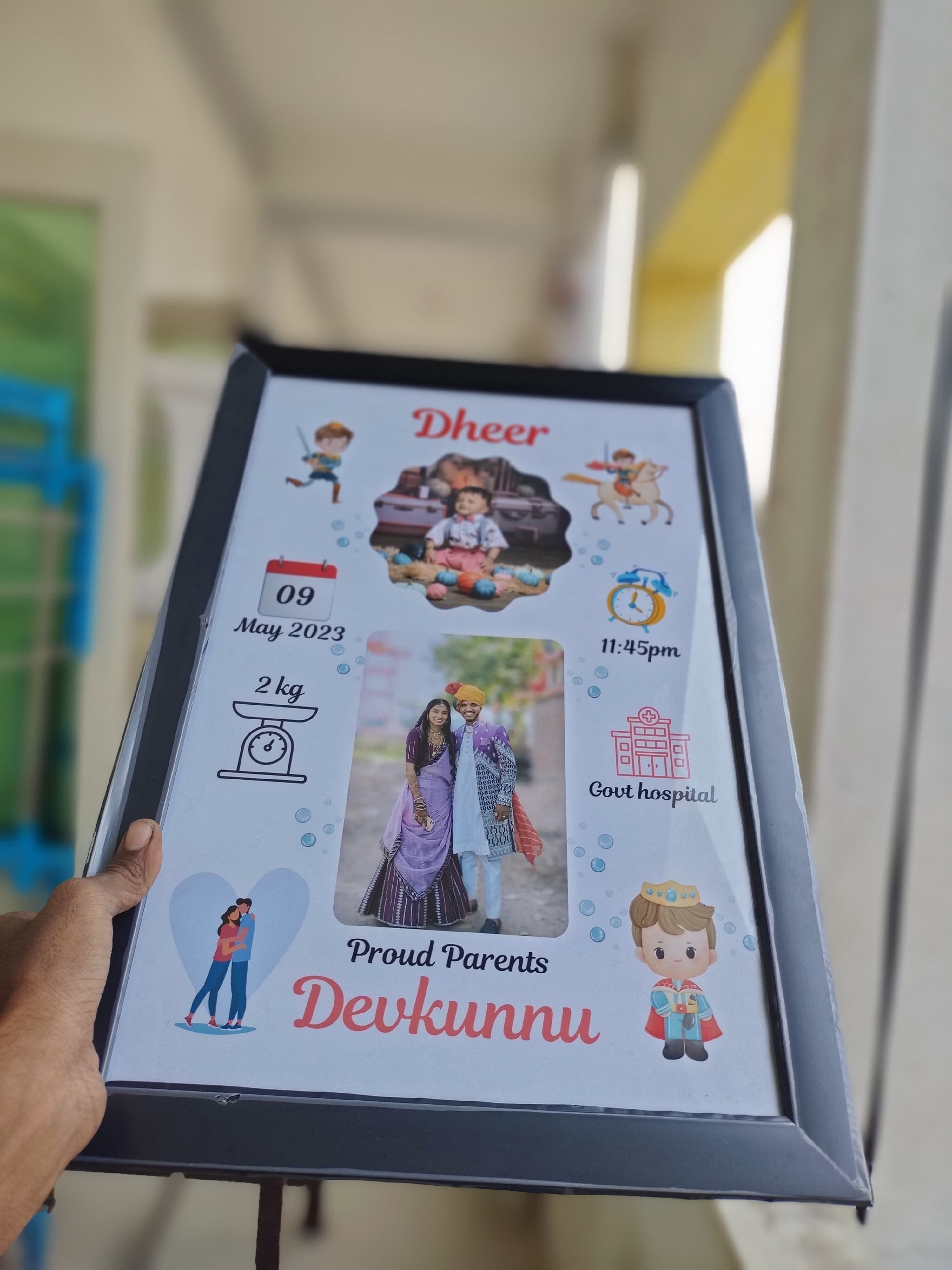 Custom Birthday Calendar Frame